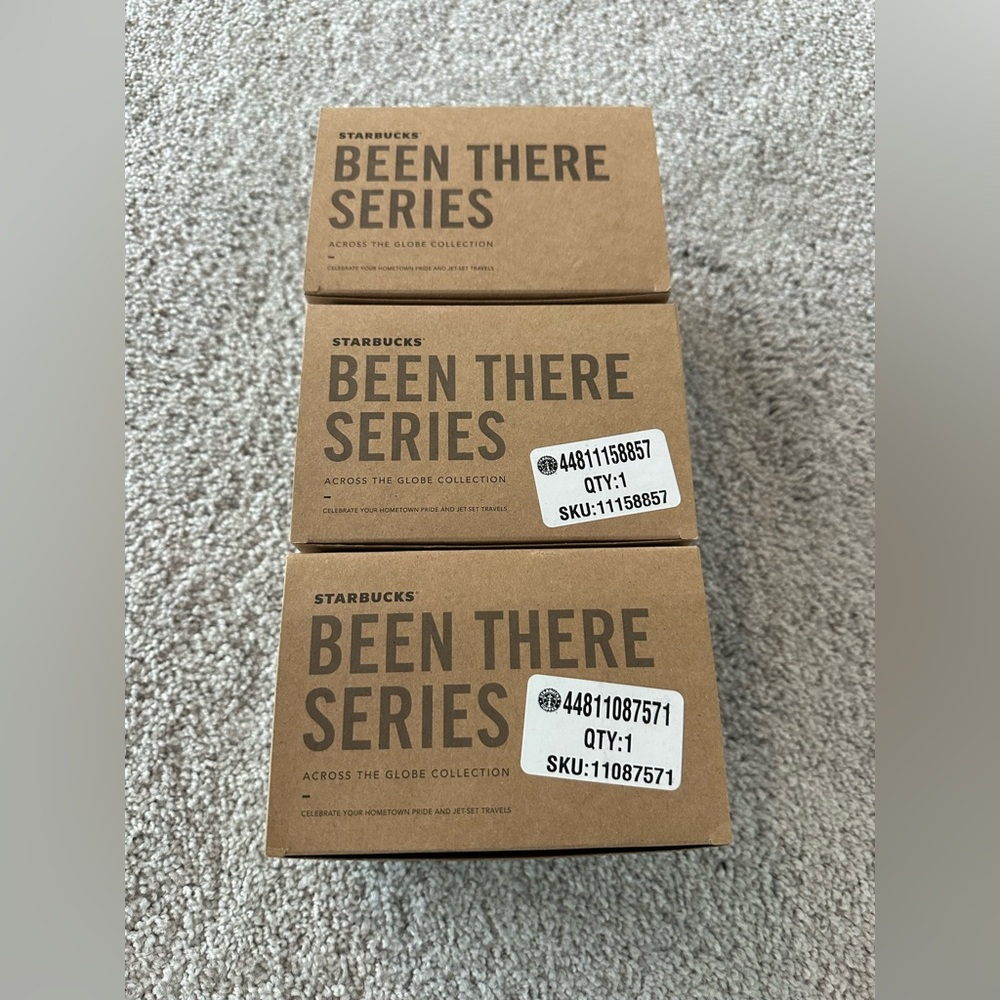 3 EMPTY Starbucks Been There Series Boxes